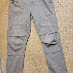 Banana Republic 34x30 Light Grey Fulton Skinny (with stitching)